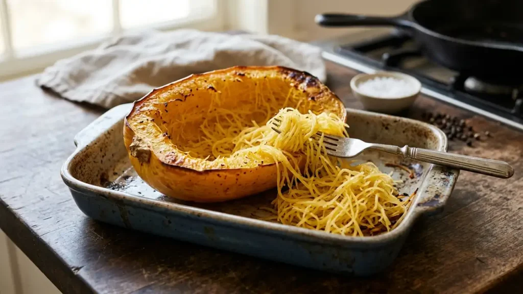 cook spaghetti squash in oven