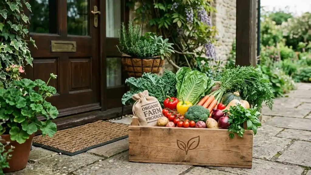 organic vegetables delivered
