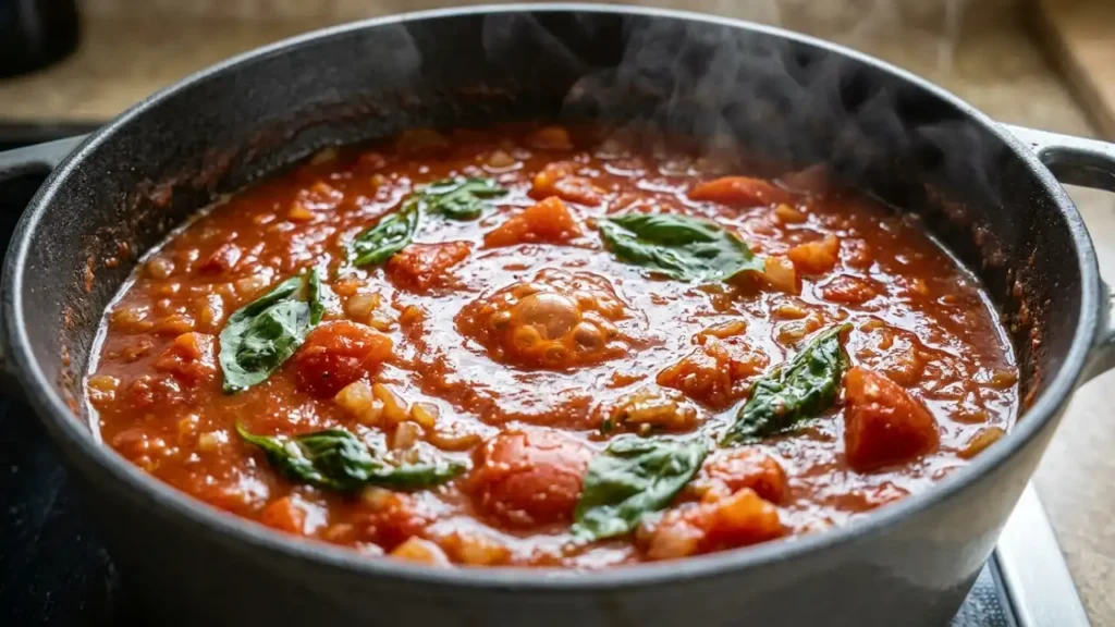 spaghetti sauce recipe with real tomatoes