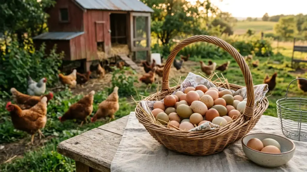 free farm eggs