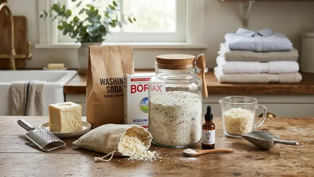 homemade laundry detergent recipe