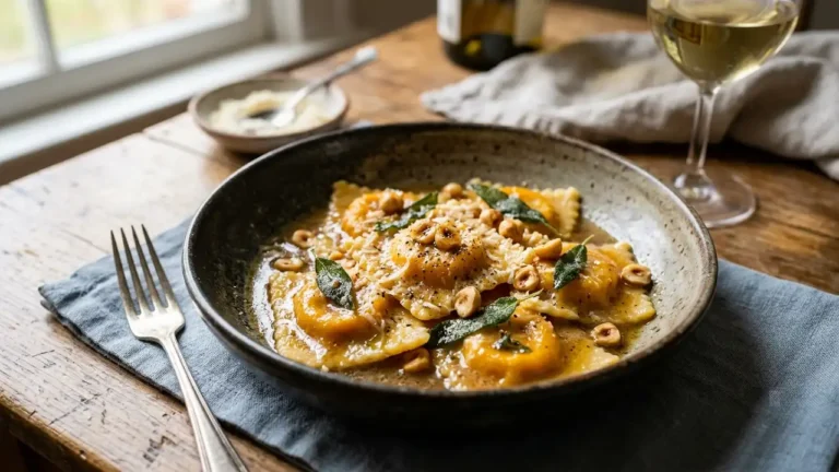 butternut squash ravioli sauce
