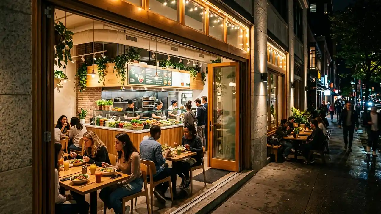 healthy food places open late