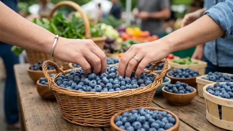 organic blueberries near me