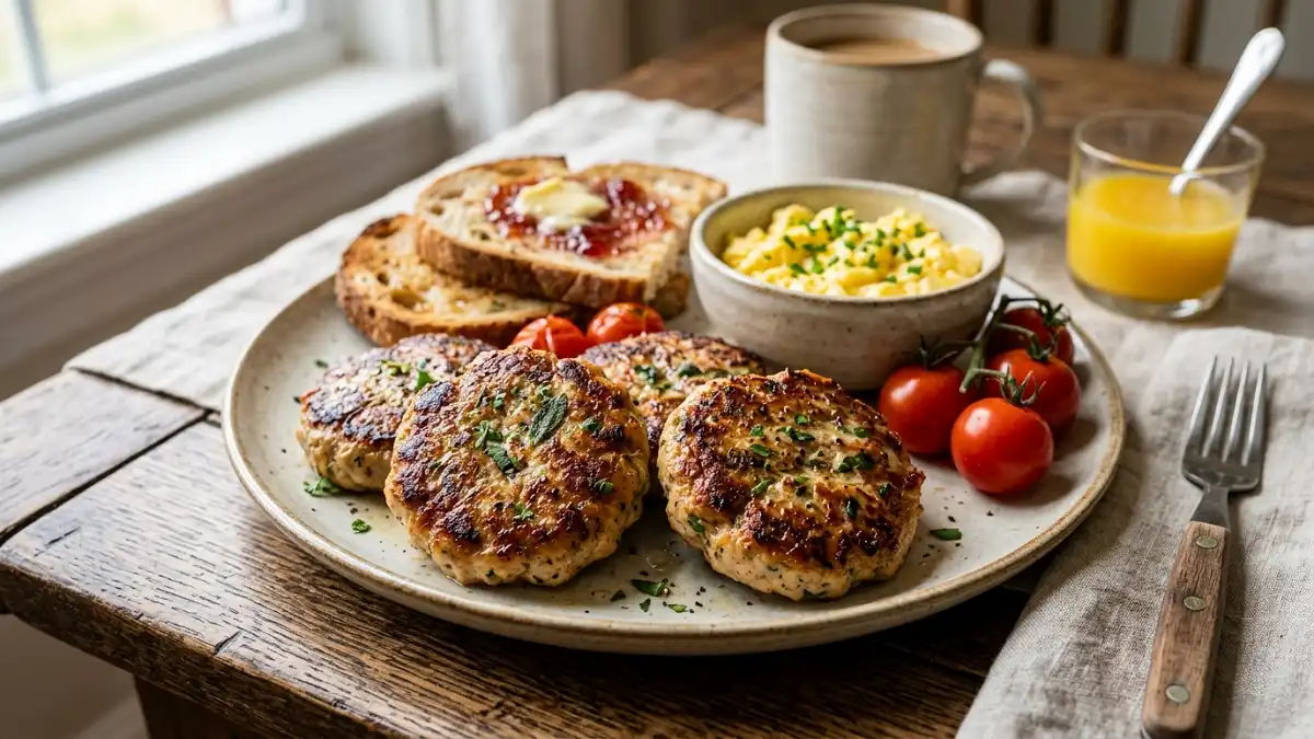 chicken sausage patties